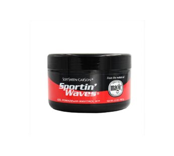SoftSheen-Carson Sportin’ Waves Gel Pomade with Wavitrol III, 3.5 oz