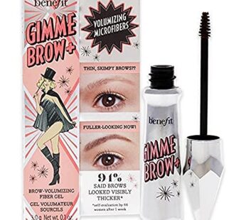 Benefit Gimme Brow Volumizing Fiber Gel – 3.5 Warm Auburn Brown Women Eyebrow Gel 0.1 oz