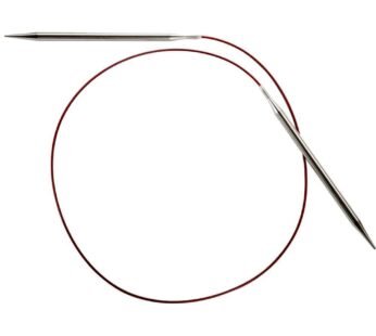 ChiaoGoo Red Lace Circular 32-inch (80cm) Stainless Steel Knitting Needle; Size US 10 (6mm