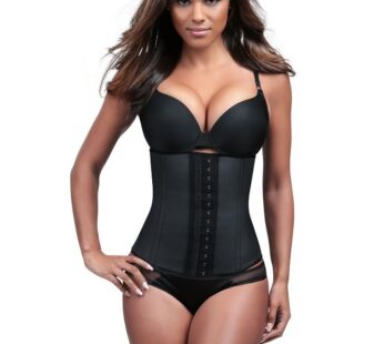 Diva Fit womens Trainer Waist Shapewear, Black, Small US