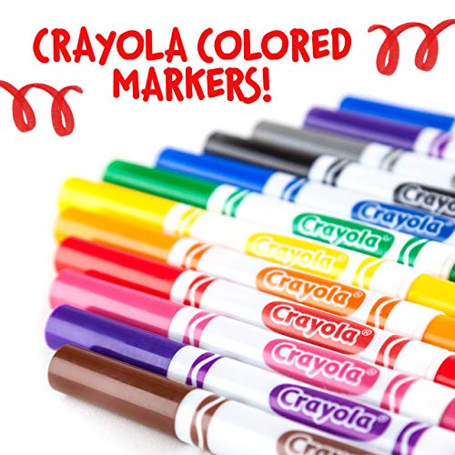 Crayola Broad Line Markers - Black (12ct), Markers for Kids, Bulk School Supplies for Teac - Image 5