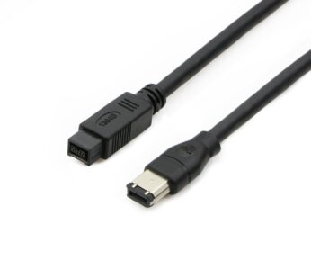 PASOW FireWire 800 to 400 9 to 6 pin Cable (9pin 6pin) 6FT, IEEE 1394 Firewire 800 9-pin/6