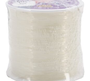 Stretch Magic Pepperell SMJ10001 Stretch Magic 1mm Bead and Jewelry Cord, 100m, Clear