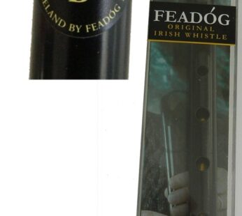 Feadog Pro Tin Whistle in Black