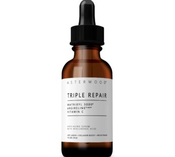 ASTERWOOD Triple Repair Matrixyl 3000 + Argireline + Hyaluronic Acid + Organic Vitamin C S