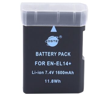 DSTE EN-EL14 Replacement Li-ion Battery for Nikon D5100 D5200 D5300 D5500 D5600 DF P7000 P