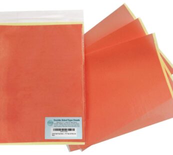 Chica and Jo Double Sided Tape Sheets 3-Pack of 8.5″ x11 Clear Adhesive Sheets. Super Stro