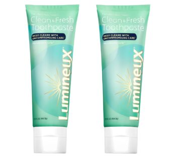 Lumineux Complete Care Toothpaste, 2 Pack – Certified Non-Toxic – Fresh Breath in 14 Days