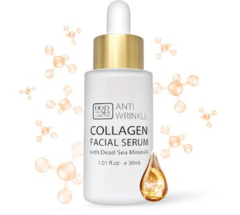 Dead Sea Collection Collagen Serum for Face – Anti-Wrinkle Hydration Facial Serum – Smooth