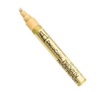 DecoColor Premium Chisel Paint Marker, Gold