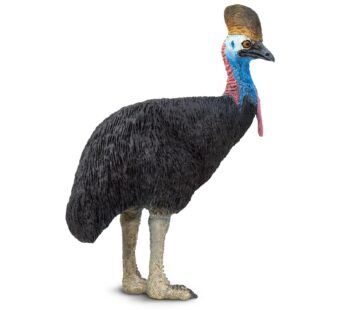 Safari Ltd. Cassowary Figurine – Detailed 3.5″ Plastic Model Figure – Educational Toy for
