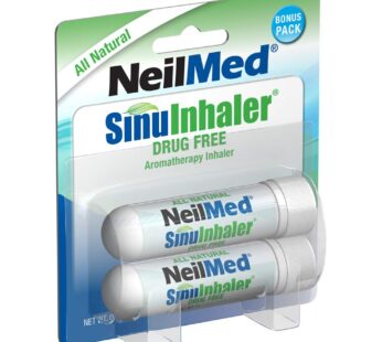 NeilMed SinuInhaler Natural Non Medicated Aromatherapy Inhaler (Bonus Pack) 2 Count (Pack