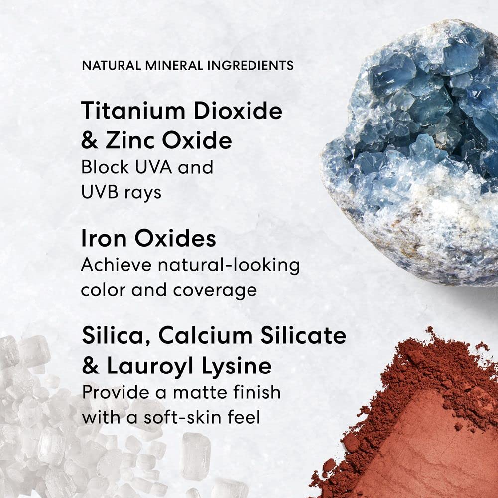 bareMinerals Original Loose Powder Foundation SPF 15, Lightweight Mineral Loose Powder Foundation Makeup, Buildable Coverage, Talc Free, Vegan (Light 08) - Image 7