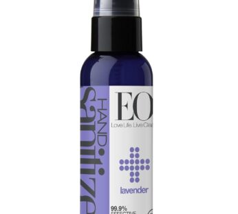 EO Hand Sanitizer Spray- Organic Lavender, 2-Ounce (Pack of 2)