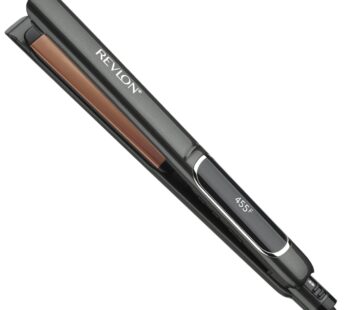 Revlon Copper Smooth Hair Flat Iron | Frizz Control for Fast and Shiny Styles, (XL 1 in)