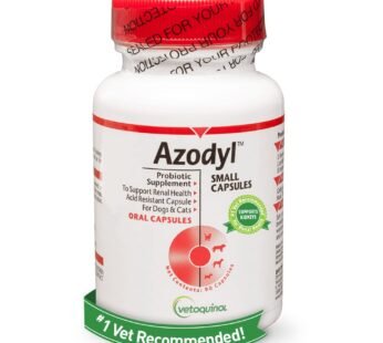 Vetoquinol Azodyl Kidney Health Supplement for Dogs & Cats, 90ct – Probiotic Pet Wellbeing