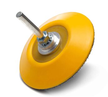 GP12004 Hook and Loop Rotary Backing Pad, Drill Spindle Backer Pad, M6 Thread with Drill A