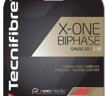 Tecnifibre X-One Biphase (16-1.30mm) String Set (Red)