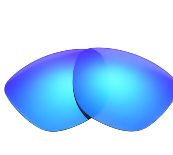 NicelyFit Polarized Replacement Lenses for Oakley Frogskins Sunglasses (Ice Blue Mirror)