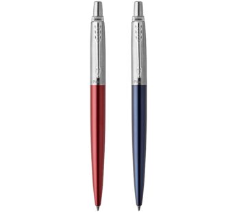 Parker Jotter London Duo Discovery Pack: Red Kensington Ballpoint Pen & Royal Blue Gel Pen