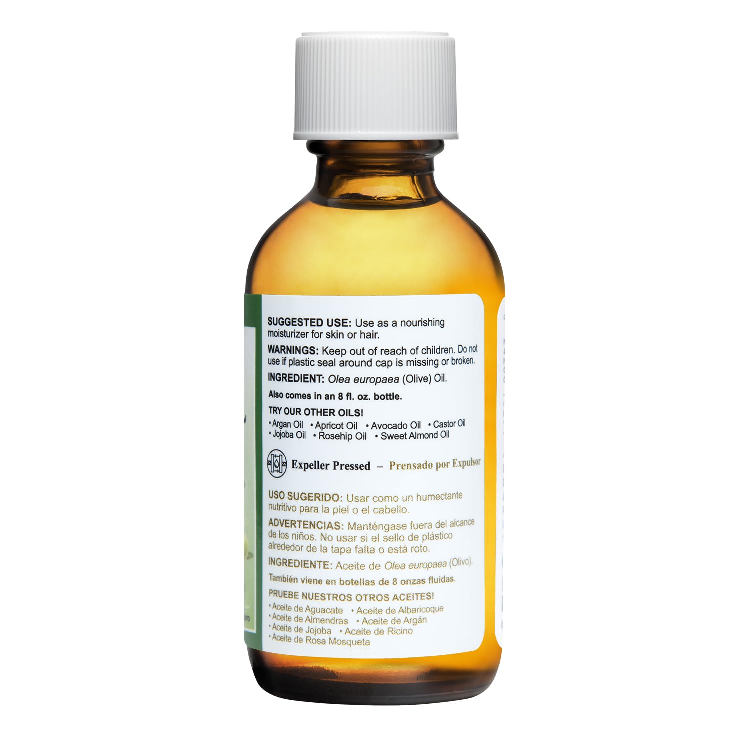 De La Cruz Pure Olive Oil - Natural Expeller Pressed Olive Oil for Hair and Skin - Lightwe - Image 2