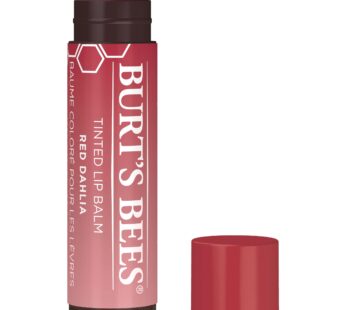 Burt’s Bees Lip Tint Balm with Long Lasting 2 in 1 Duo Tinted Balm Formula, Color Infused