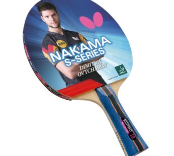 Butterfly Nakama S-9 Table Tennis Racket ITTF Approved Ping Pong Paddle Pan Asia Table
