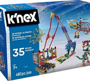 K NEX 35 Model Building Set 480 Pieces For Ages 7+ Construction Education Toy (Amazo
