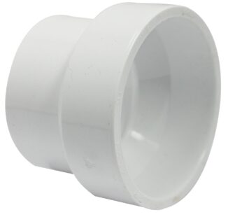 Canplas 193022 PVC DWV Reducing Coupling, 2 x 1-1/2-Inch, White