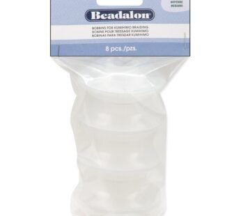 Beadalon Kumihimo Bobbins 8/Pkg, 2.5″