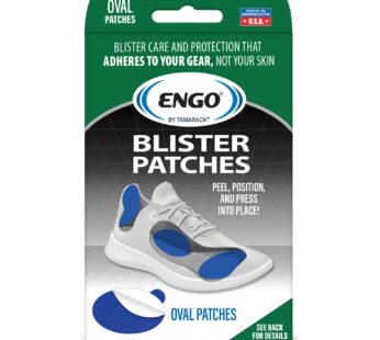 ENGO Blister Prevention Patches Oval Patches (Starter, 6, Count)