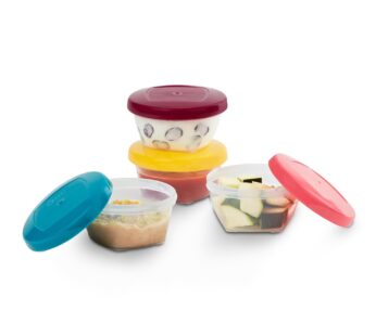 Babymoov Leak Proof Storage Bowls | BPA Free Containers With Lids, Ideal to Store Baby Foo