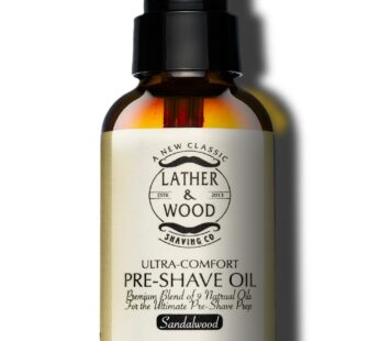 Best Pre-Shave Oil, Sandalwood, Premium Shaving Oil for Effortless Smooth Irritation-free