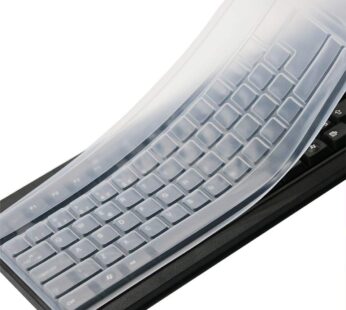 Clear Desktop Computer Keyboard Cover Skin for PC 104/107 Keys Standard Keyboard, Anti Dus