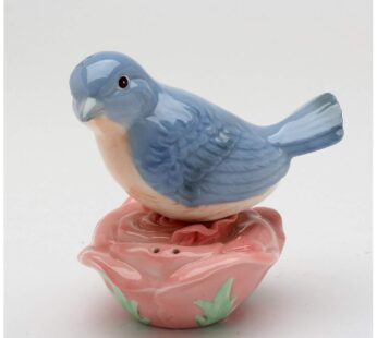 20743 Blue Bird on Rose Salt and Pepper
