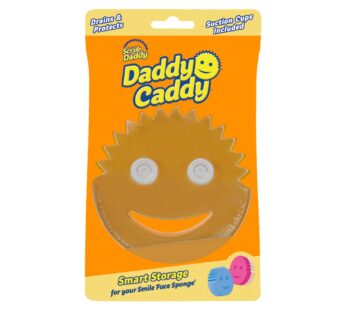 Scrub Daddy Daddy Caddy – Sponge Holder for Kitchen Sink – Sponge Caddy and Kitchen Organi