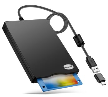 Chuanganzhuo Floppy Disk Reader, 3.5 inch External USB Type C Floppy Disk Drive for PC, La