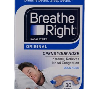 Breathe Right Nasal Strips Original Tan Small/Medium 30 ea