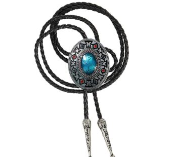HUABOLA CALYN Bolo Tie for Men-Western Cowboy Southwest Totem Element Bola Neckties