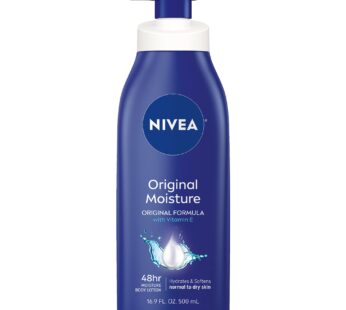 NIVEA Original Moisture Body Lotion with Vitamin E, Body Lotion for Dry Skin, 16.9 Fl Oz P