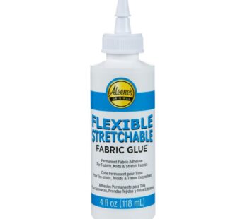 Aleene’s 15592 FLEXABLE Stretchable Glue 4OZ. 36.CS, Multicolor, 4 Fl Oz