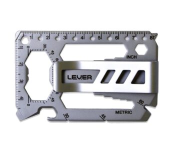 Toolcard Pro with Money Clip – 40 in 1 Credit Card Multitool Card – Sleek Minimalist Stain