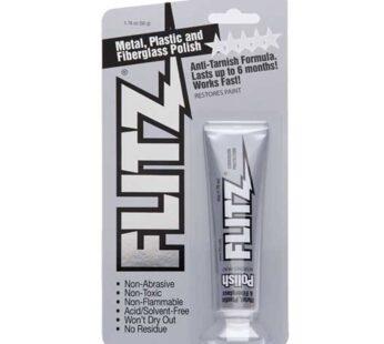 Flitz, Small BP 03511 Metal, Plastic and Fiberglass Polish with Paint Restorer, 1.76-Ounce