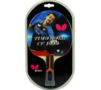 Butterfly Timo Boll Carbon Fiber Ping Pong Paddle | ITTF Approved Table Tennis Racket | Pi