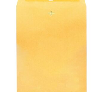 Mead Mailing Envelopes, Clasp Closure, 10″ X 13″, All-Purpose 24-lb Paper, Brown Kraft Mat