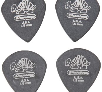 JIM DUNLOP 482P1.5 Pitch Black Jazz III, 1.5mm, 12/Player’s Pack
