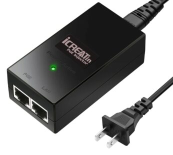 Gigabit PoE+ Injector, 30W POE Power Adapter, IEEE802.3af & 802.3at Compliant,100/1000M Fi