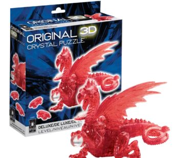 BePuzzled | Dragon Deluxe Original 3D Crystal Puzzle, Ages 12 and Up