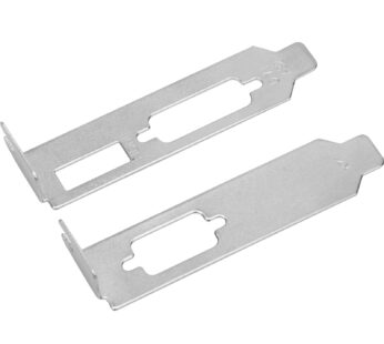 AHIER Low Profile/Half Height Bracket for HDMI + VGA + DVI ATI Nvidia Video Graphics Card
