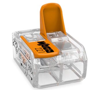 Wago 221-412 2-Conductor Compact Splicing Connectors (Pack of 100)